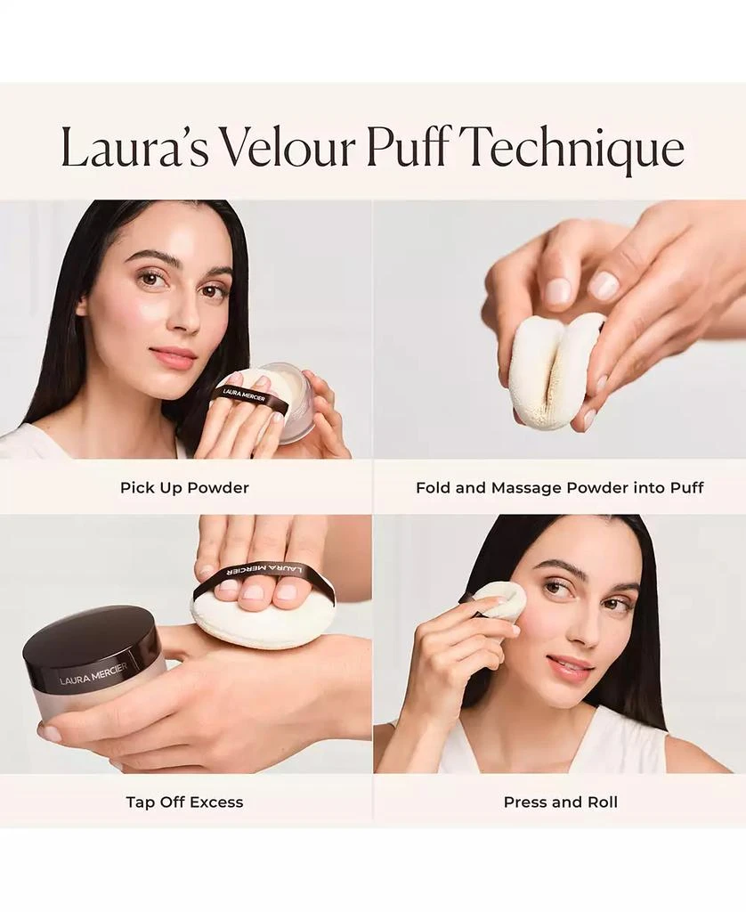 商品Laura Mercier|2-Pc. Indulgent Icons Translucent Loose Setting Powder & Puff Set,价格¥268,第5张图片详细描述