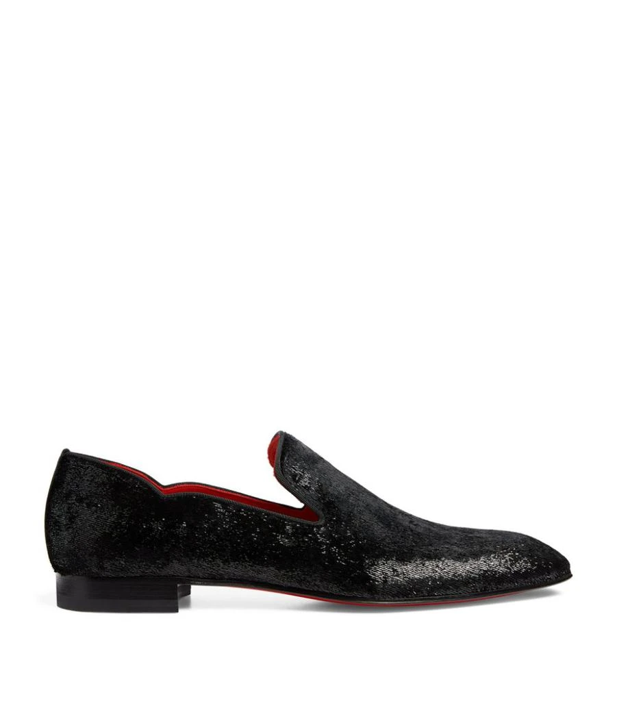 商品Christian Louboutin|Dandy Chick Velvet Loafers,价格¥7781,第1张图片