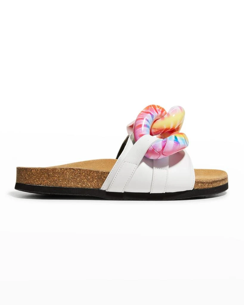 商品JW Anderson|Tie-Dye Chain Slide Sandals,价格¥3514,第1张图片