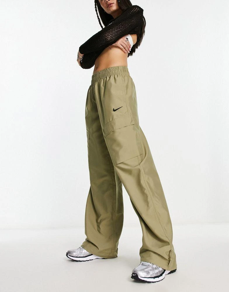 商品NIKE|Nike Life Trend woven cargo trousers in neutral olive,价格¥460,第3张图片详细描述