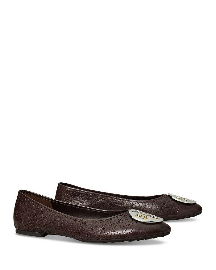 商品Tory Burch|Women's Claire Quilted Slip On Ballet Flats,价格¥1158,第1张图片