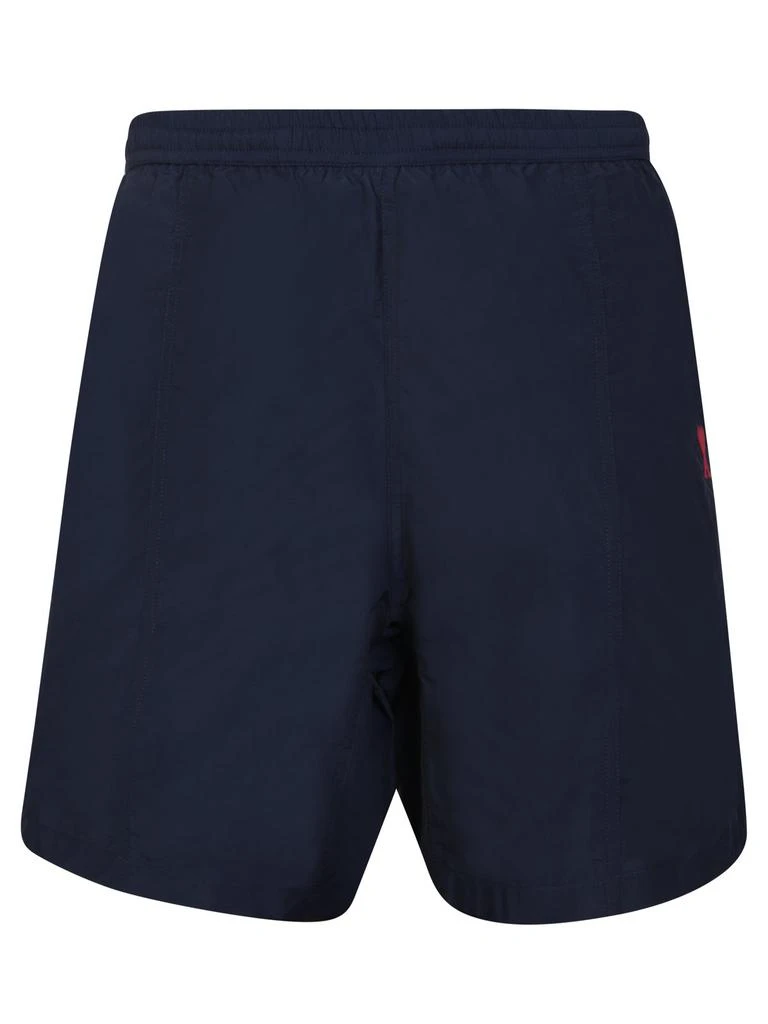 商品AMI|AMI Paris Logo-Embroidered Elasticated Waistband Swim Shorts,价格¥969,第1张图片