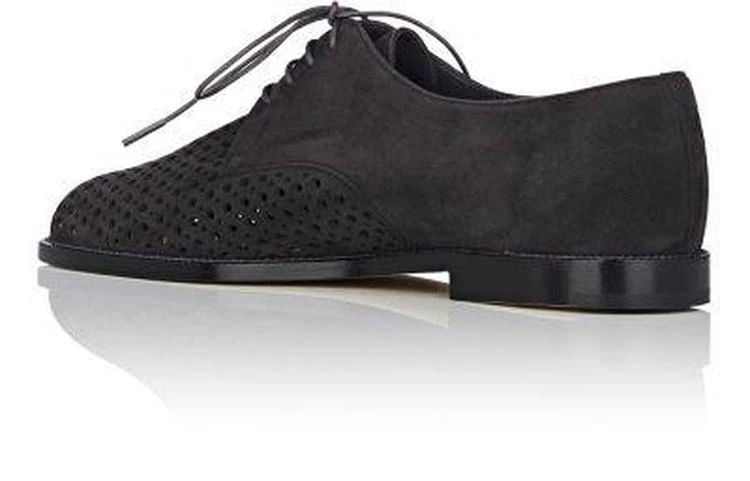 商品Manolo Blahnik|Aferi Perforated Suede Oxfords,价格¥2298,第3张图片详细描述