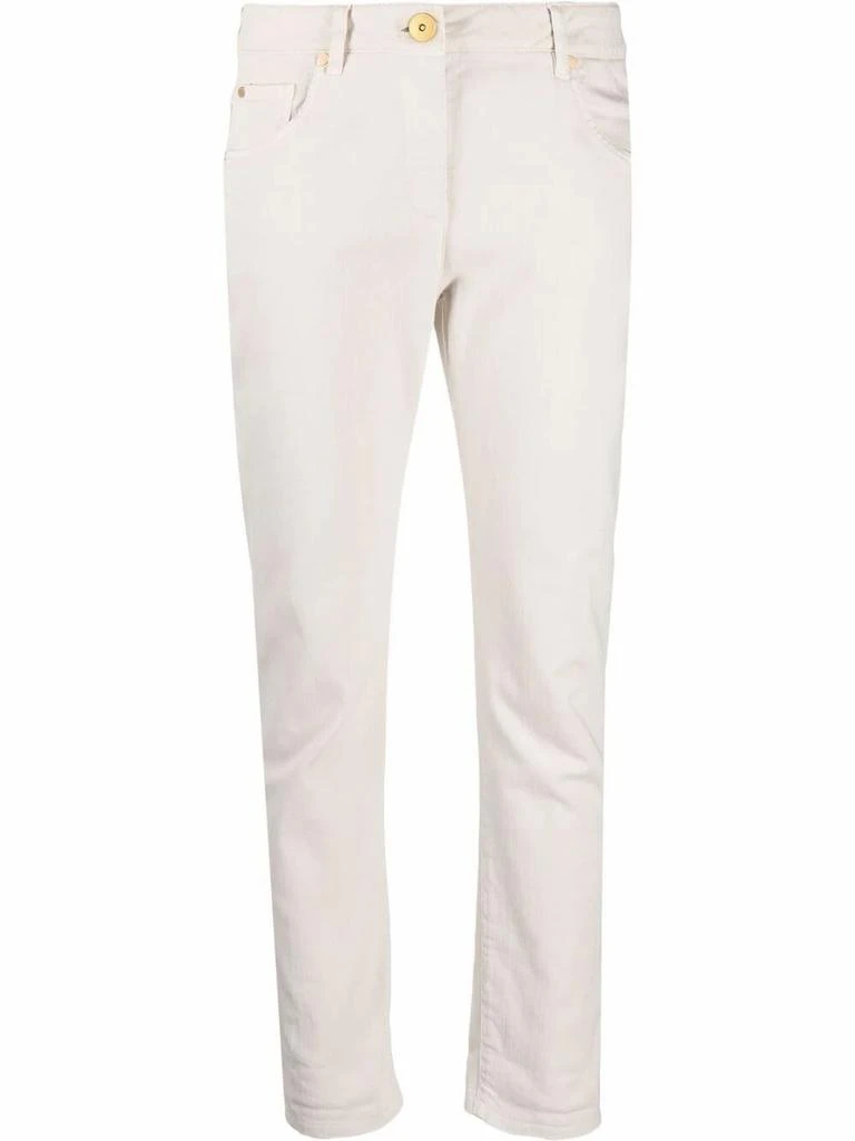 商品Brunello Cucinelli|Brunello cucinelli women's beige cotton jeans,价格¥4985,第1张图片