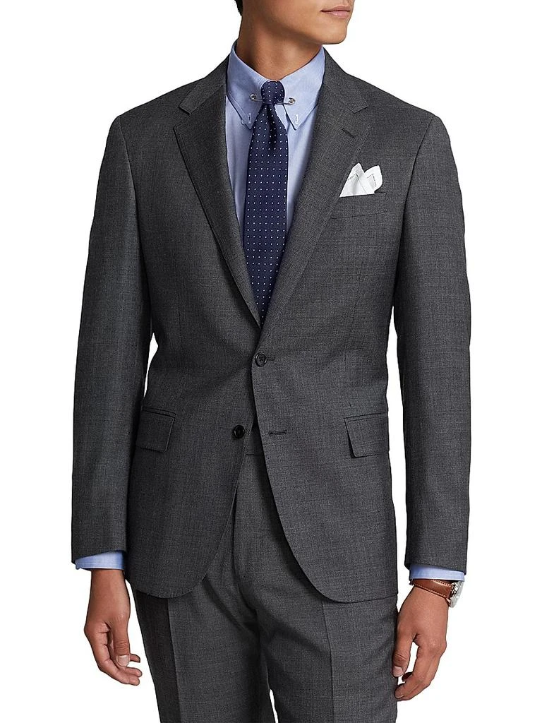 商品Ralph Lauren|Sharkskin Wool Single-Breasted Suit,价格¥11117,第3张图片详细描述