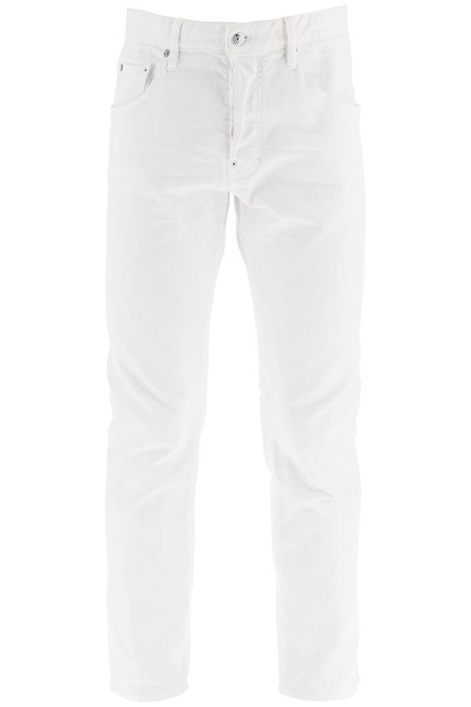 商品DSQUARED2|Dsquared2 white bull wash skater jeans,价格¥2266,第1张图片
