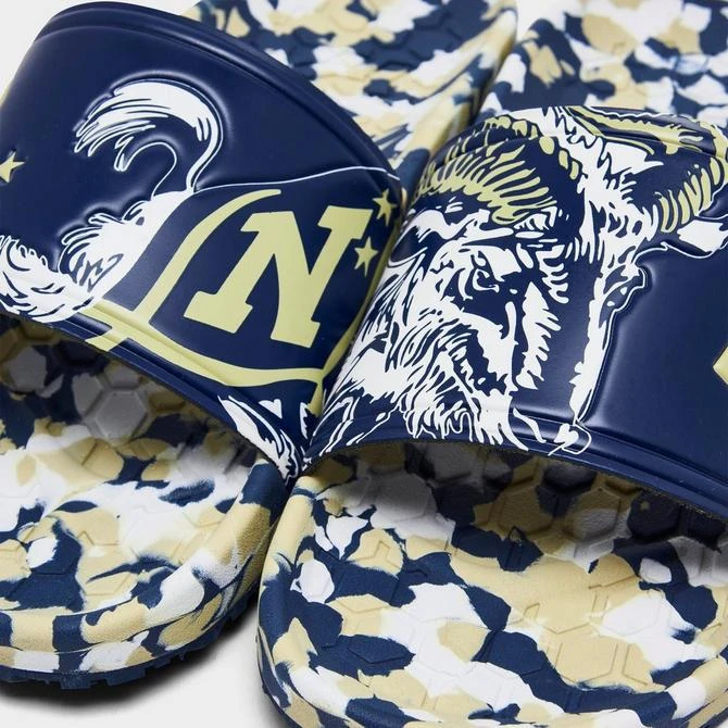 商品HYPE|Hype Co. Navy Midshipmen College Slydr Slide Sandals,价格¥376,第3张图片详细描述