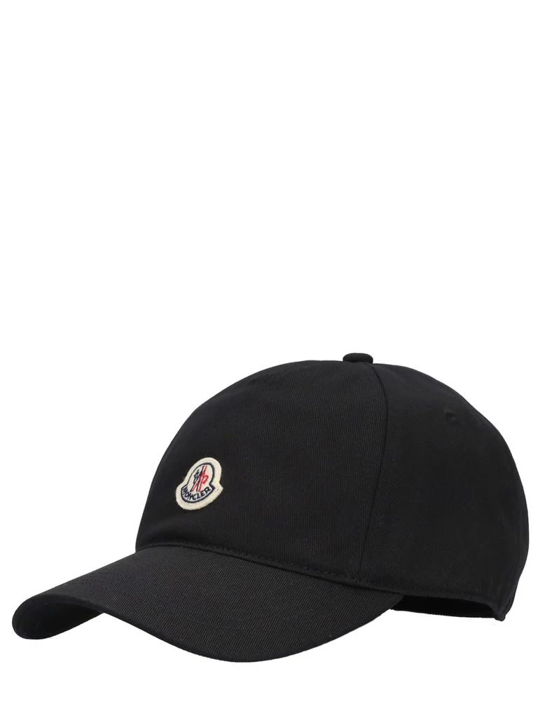 商品Moncler|Logo Cotton Baseball Cap,价格¥1473,第2张图片详细描述