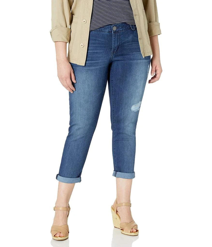 商品Democracy|Women's Plus Size Denim, Ab Solution Crop,价格¥393,第1张图片