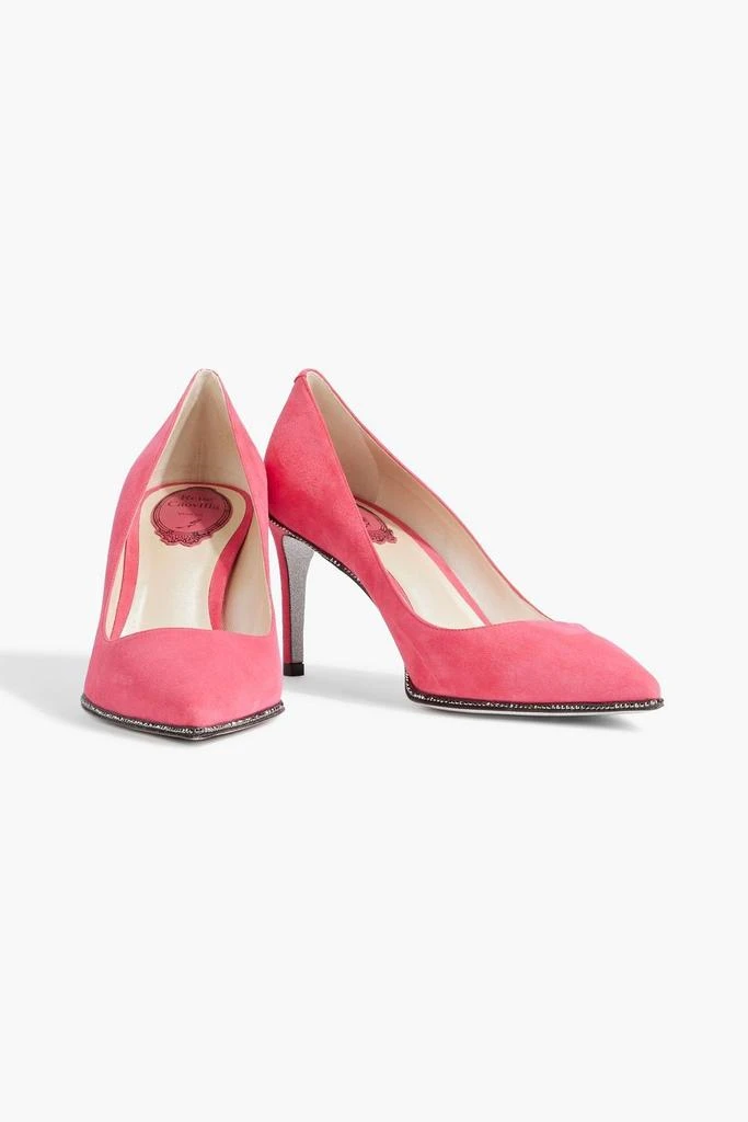 商品Rene Caovilla|Grace crystal-embellished suede pumps,价格¥998,第2张图片详细描述