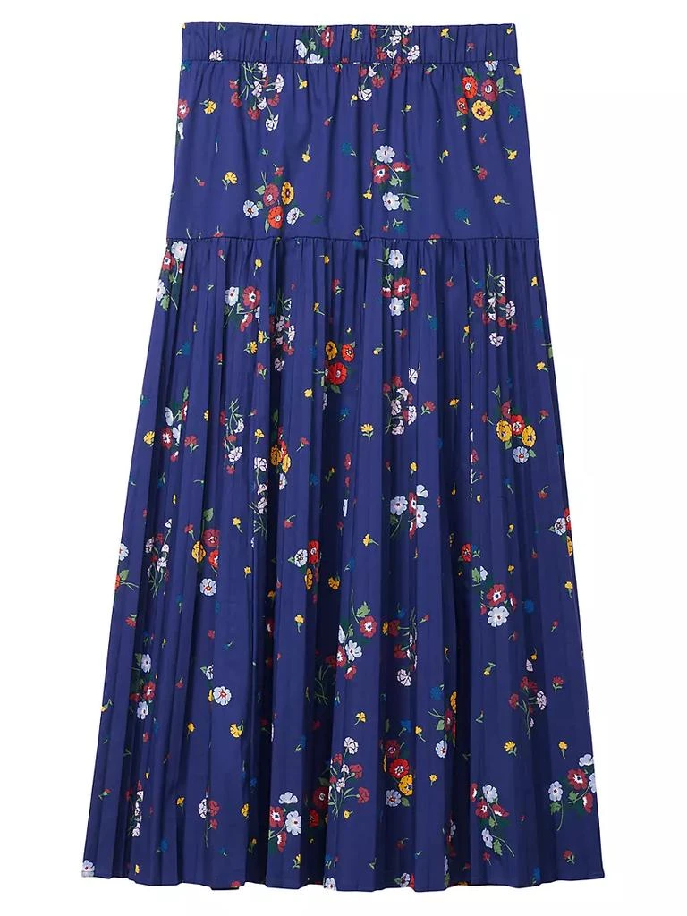 商品Kate Spade|Cluster Floral Pleated Midi Skirt,价格¥832,第1张图片