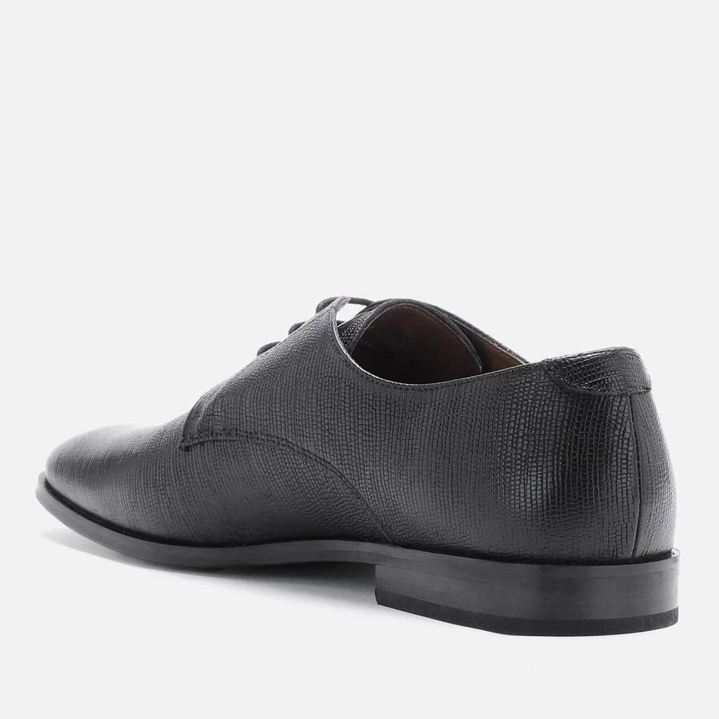 商品Walk London|WALK LONDON MEN'S FLORENCE ETCHED LEATHER DERBY SHOES - BLACK,价格¥227,第2张图片详细描述