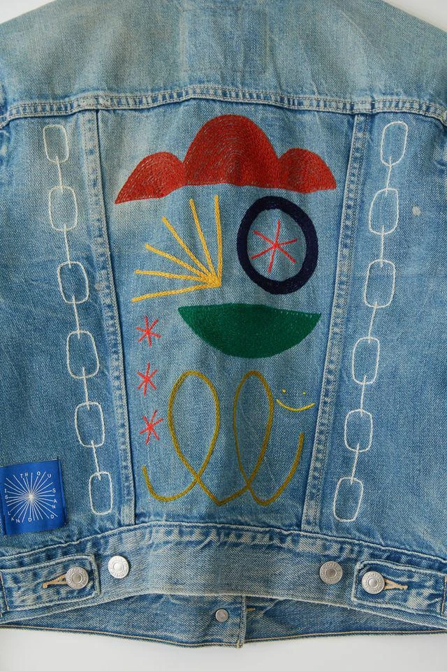 商品Thousand Island|Thousand Island Embroidered Jacket,价格¥1873,第4张图片详细描述