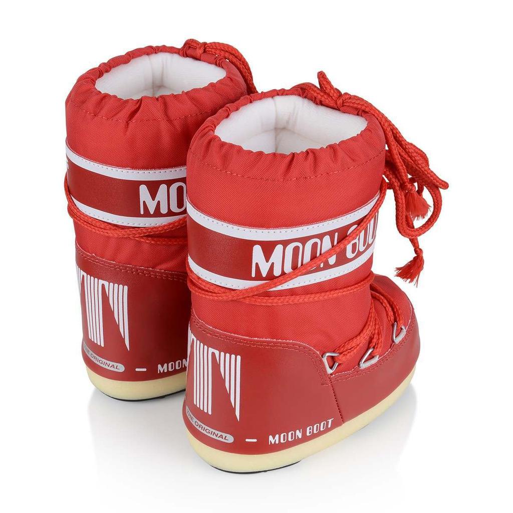 Moon Boot Black, White, Red, Navy  Kids Nylon Snow Boots商品第4张图片规格展示