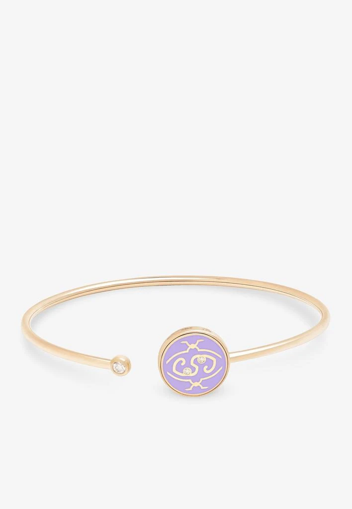 商品Intisars|Me Oh Me Purple Exceptional 18K Rose Gold Diamond Bracelet,价格¥27995,第1张图片