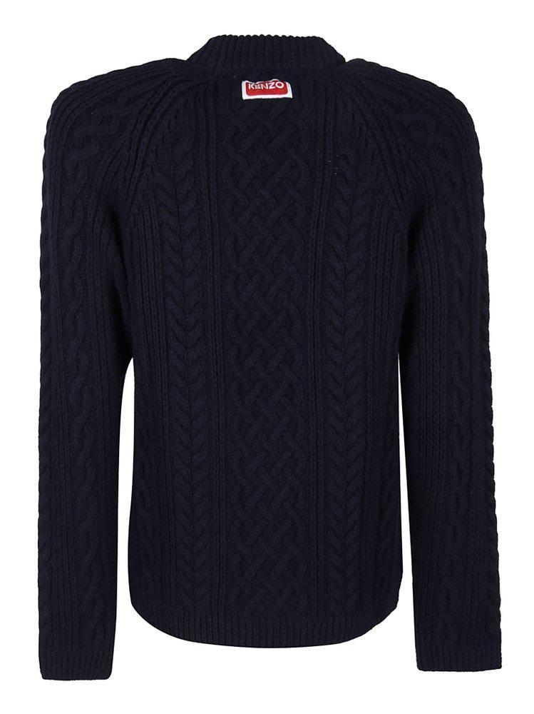 商品Kenzo|Kenzo Crewneck Cable-Knit Jumper,价格¥2239,第1张图片