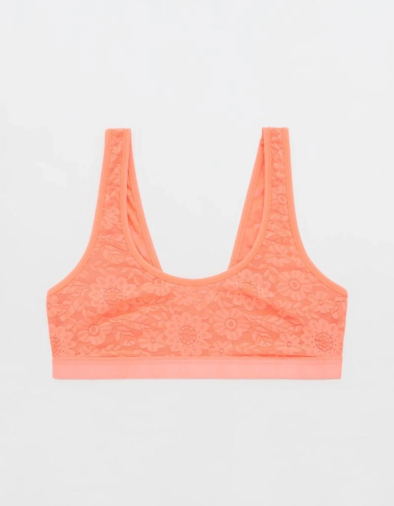 商品Aerie|SMOOTHEZ Lace Scoop Bralette,价格¥106,第5张图片详细描述