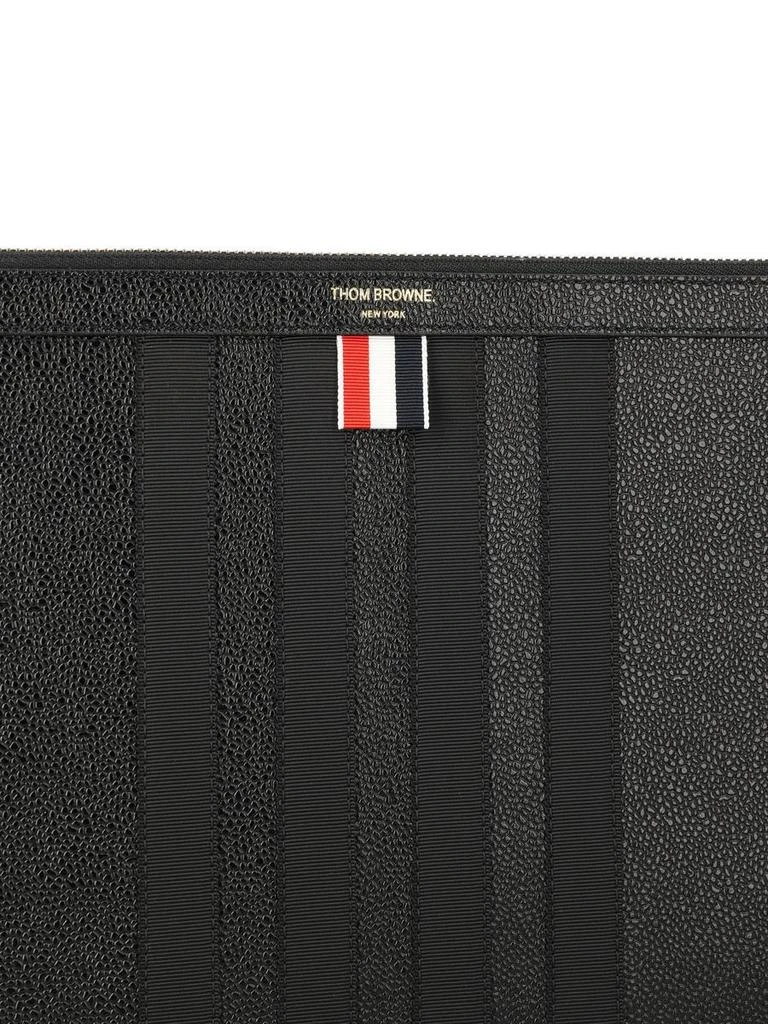 商品Thom Browne|Thom Browne Small Leather Goods in Black,价格¥3714,第4张图片详细描述