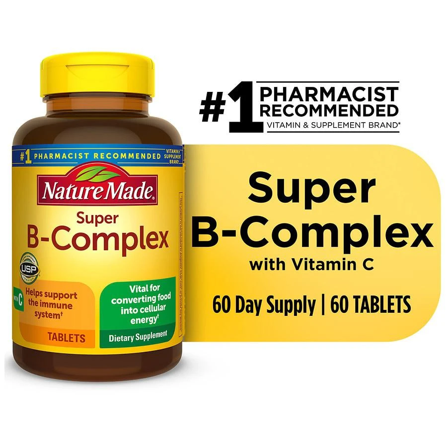 Super B Complex with Vitamin C and Folic Acid Tablets 商品