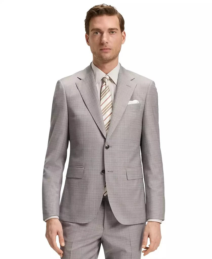Men's Checked Virgin Wool Regular-Fit Suit 商品