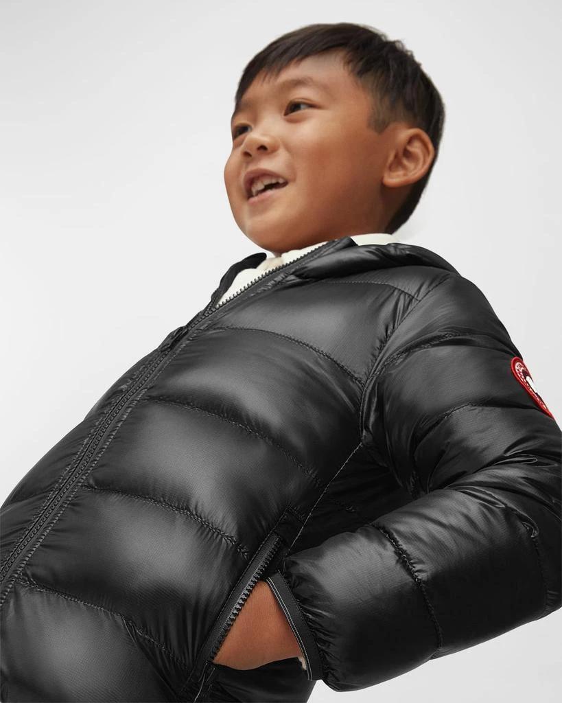 商品Canada Goose|Kid's Crofton Striped Logo Quilted Jacket, Size 2-7,价格¥4466,第2张图片详细描述