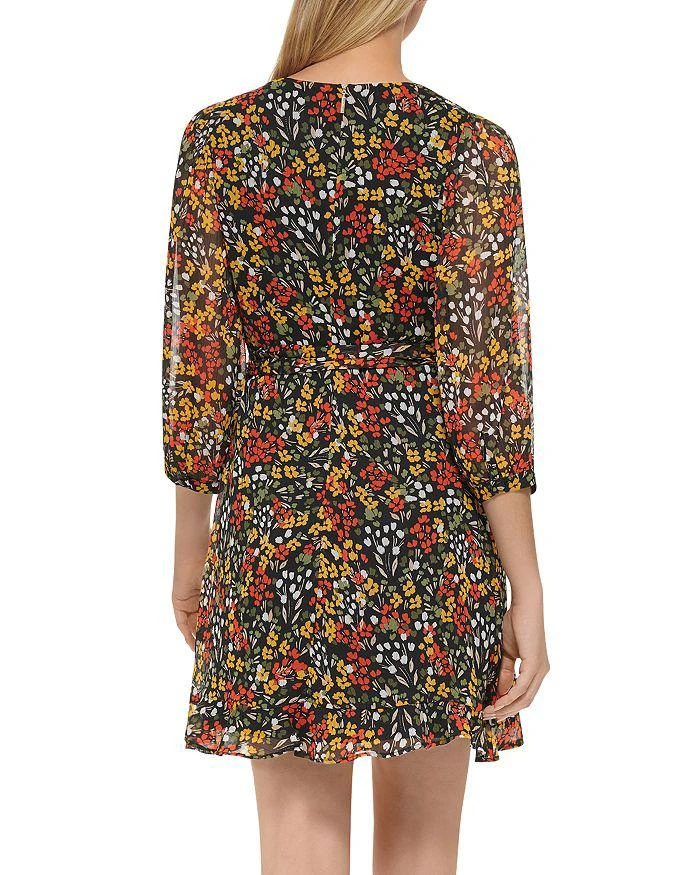 商品Karl Lagerfeld Paris|Floral Chiffon Mini Dress,价格¥332,第2张图片详细描述