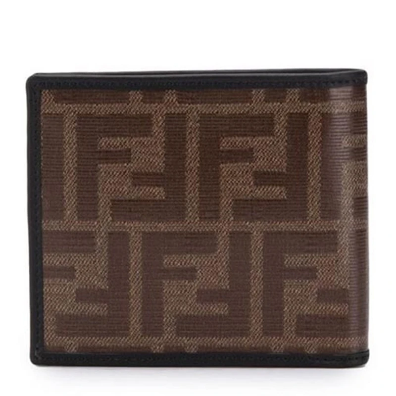 Fendi 芬迪 中性深棕色皮革钱包 7M0169-A5K4-F17PZ 商品
