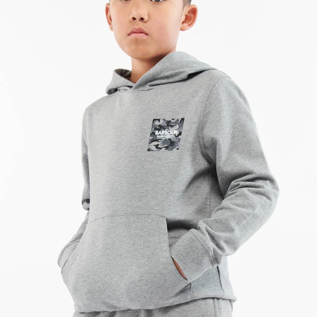 商品Barbour|Barbour International Boys' Shoreditch Hoodie - Grey Marl,价格¥176,第1张图片