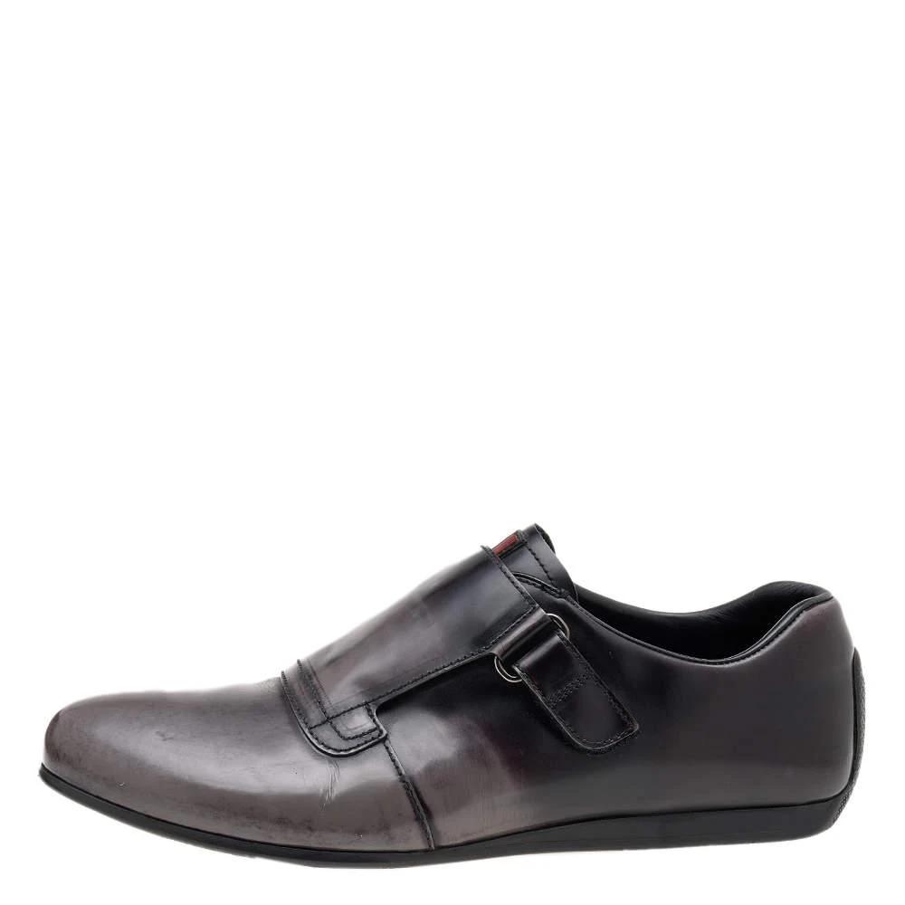 商品[二手商品] Prada|Prada Sport Two Tone Leather Single Strap Monk Shoes Size 42,价格¥2615,第2张图片详细描述