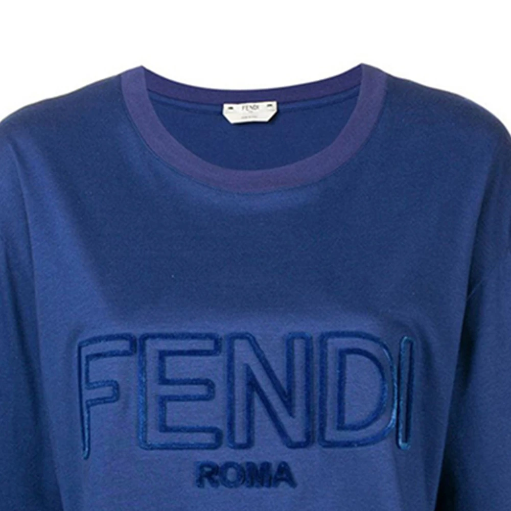 FENDI 蓝色女士T恤 FAF077-A47A-F12QA 商品
