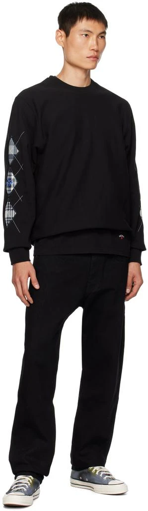 商品Noah|Black Argyle Appliqué Sweatshirt,价格¥576,第4张图片详细描述