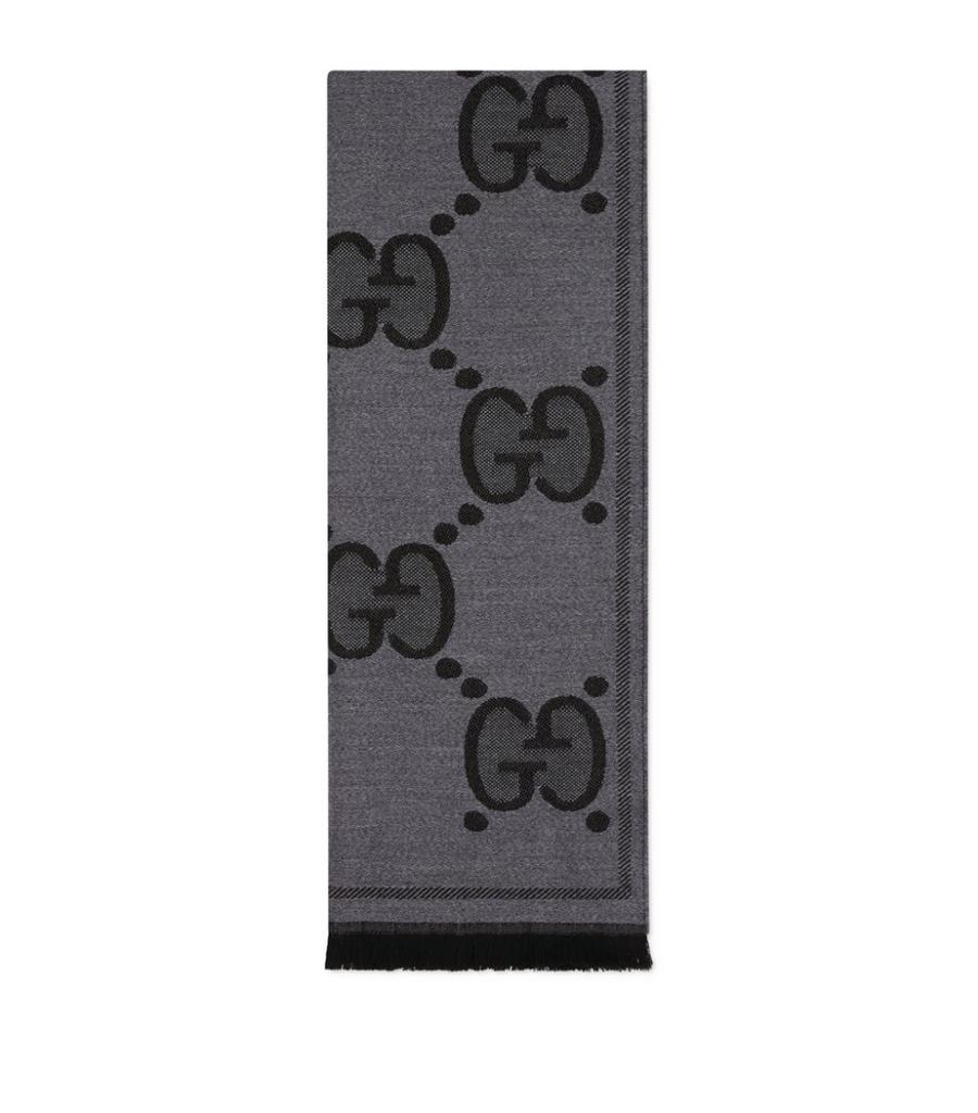 Wool GG Logo Scarf商品第2张图片规格展示