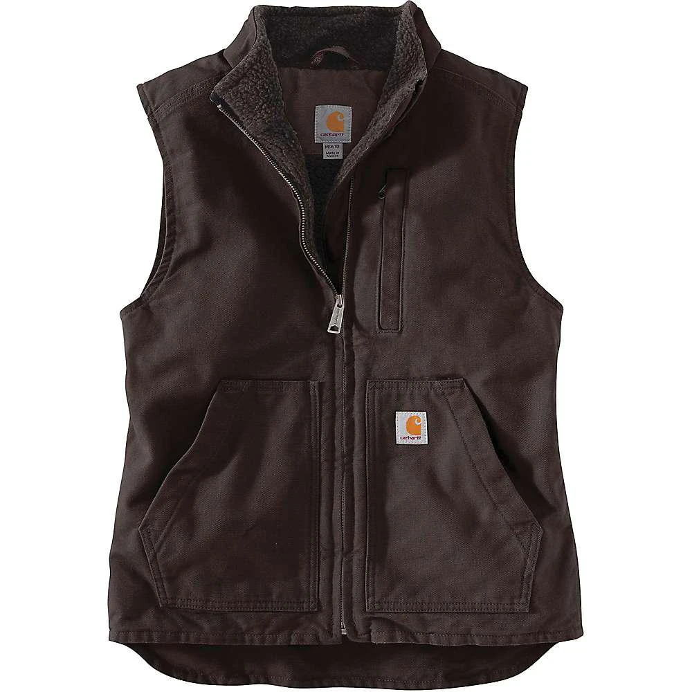 Carhartt Women's Washed Duck Sherpa-Lined Mock Neck Vest 商品