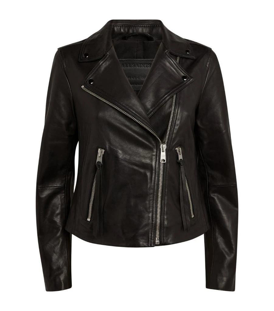 商品ALL SAINTS|Leather Dalby Biker Jacket,价格¥2775,第1张图片