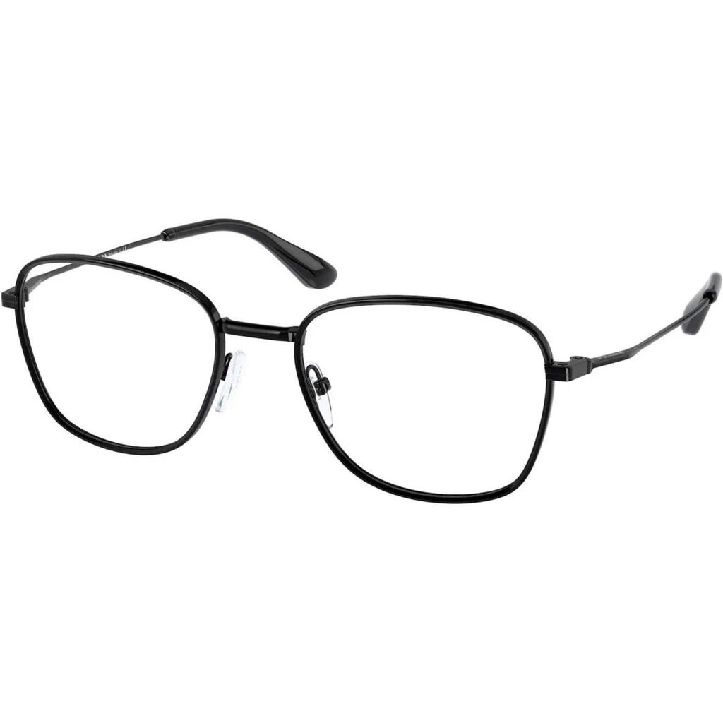 商品Prada|Prada Men's Eyeglasses - Black Square Full-Rim Metal Frame | PRADA 0PR 64WV 1AB1O150,价格¥754,第1张图片