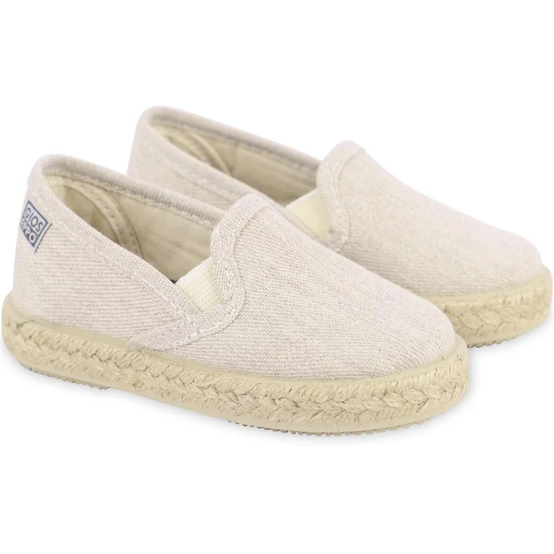 商品GIOSEPPO|Canvas logo espadrilles in beige,价格¥518,第1张图片