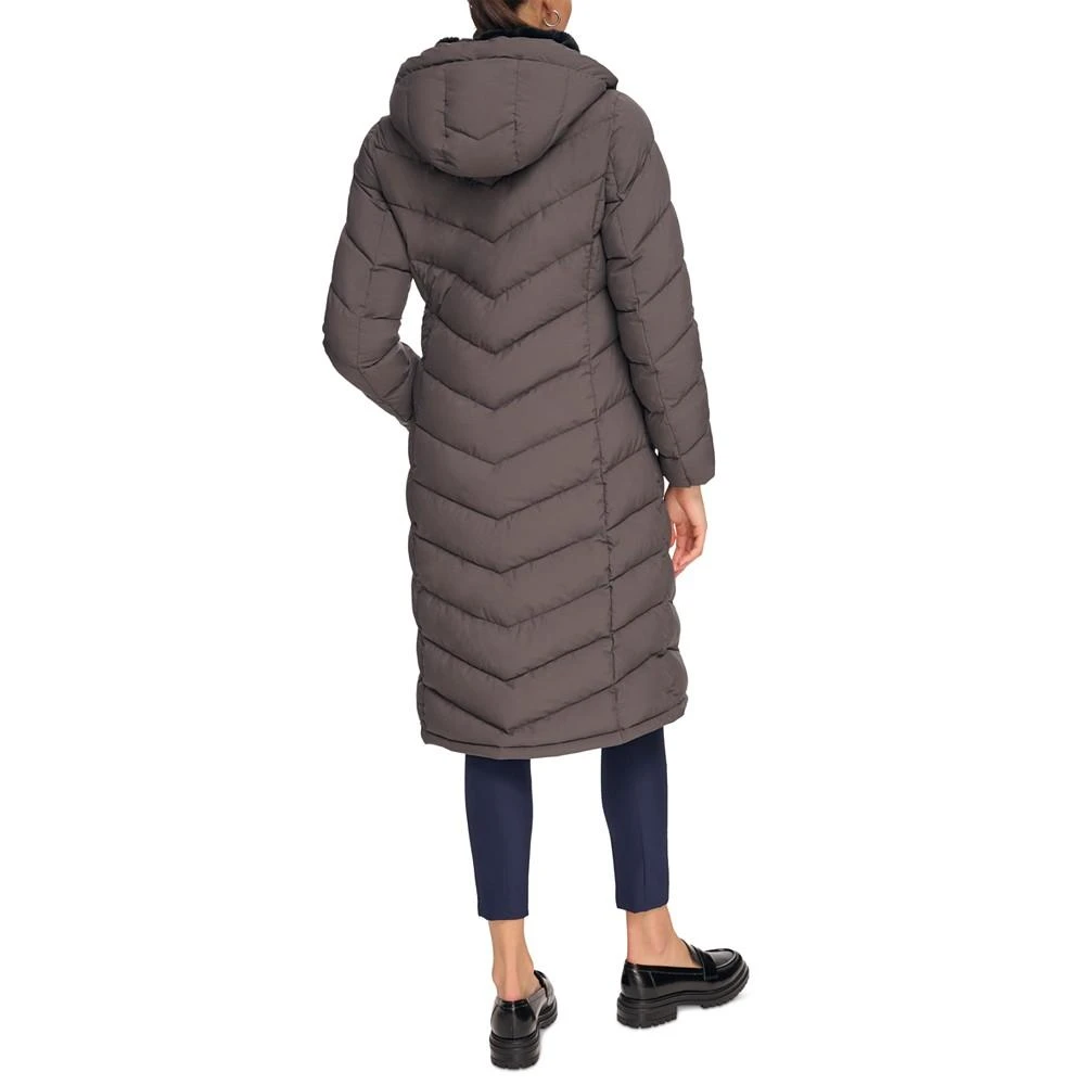 商品Calvin Klein|Women's Stretch Hooded Maxi Puffer Coat,价格¥1075,第2张图片详细描述