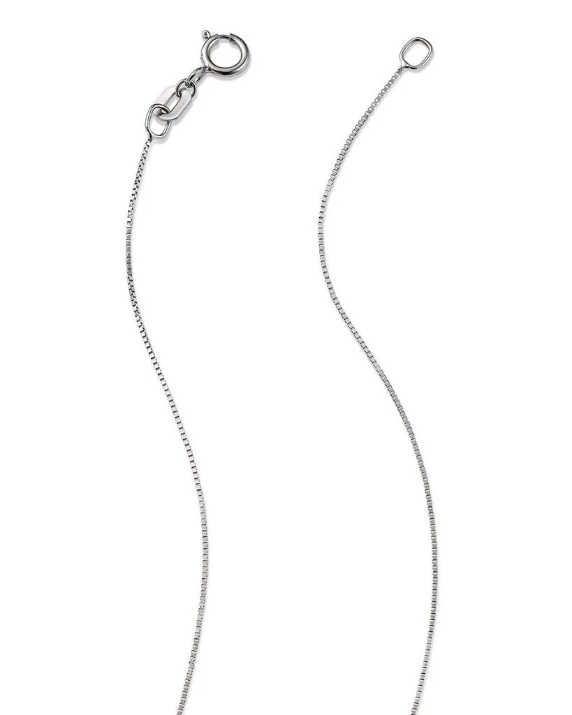 商品Bloomingdale's Chain Collection|Box Link Chain Necklace in 14K White Gold, 0.55m - 100% Exclusive,价格¥2542,第4张图片详细描述