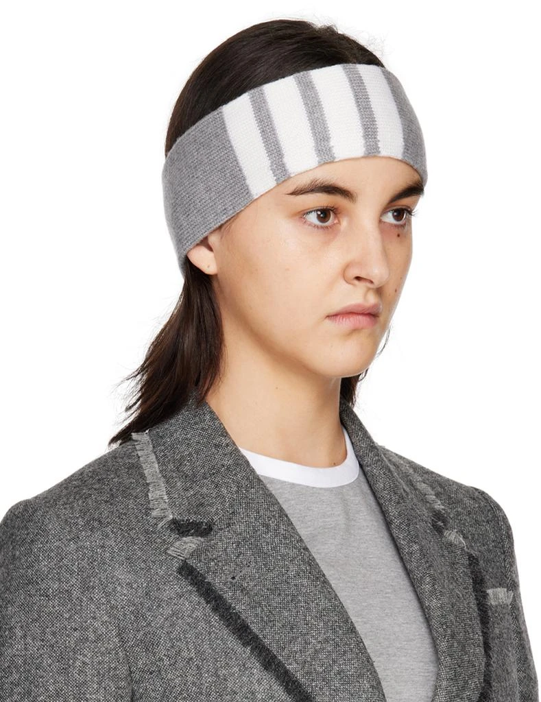 商品Thom Browne|Gray 4-Bar Headband,价格¥1339,第2张图片详细描述