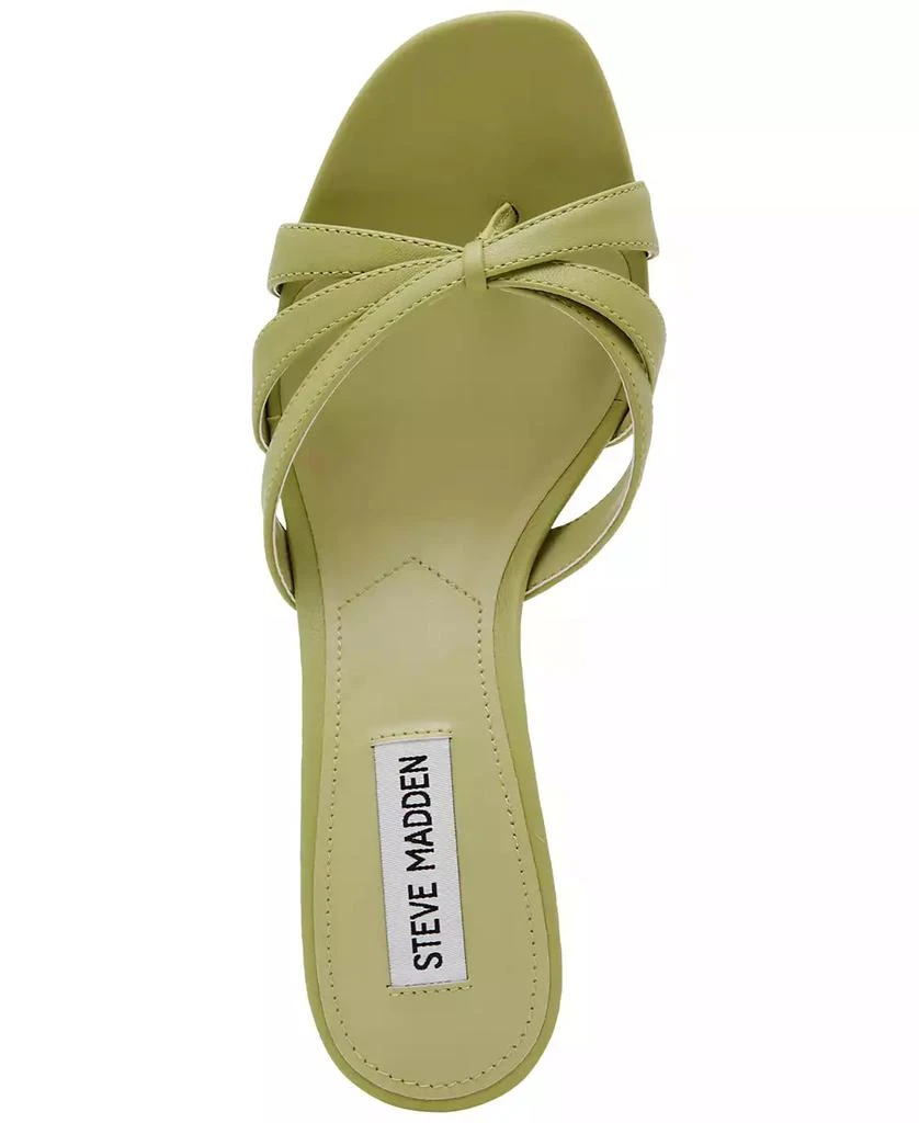 商品Steve Madden|Women's Cary Strappy Kitten-Heel Mule Sandals,价格¥590,第4张图片详细描述