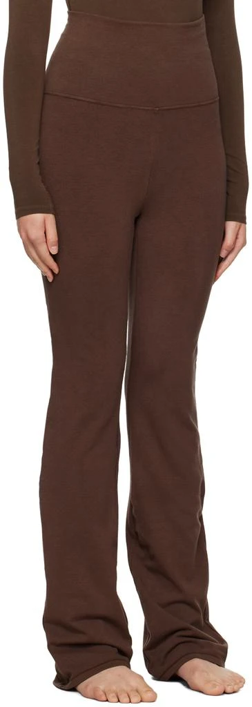 商品SKIMS|Brown Outdoor Foldover Bootcut Leggings,价格¥371,第2张图片详细描述