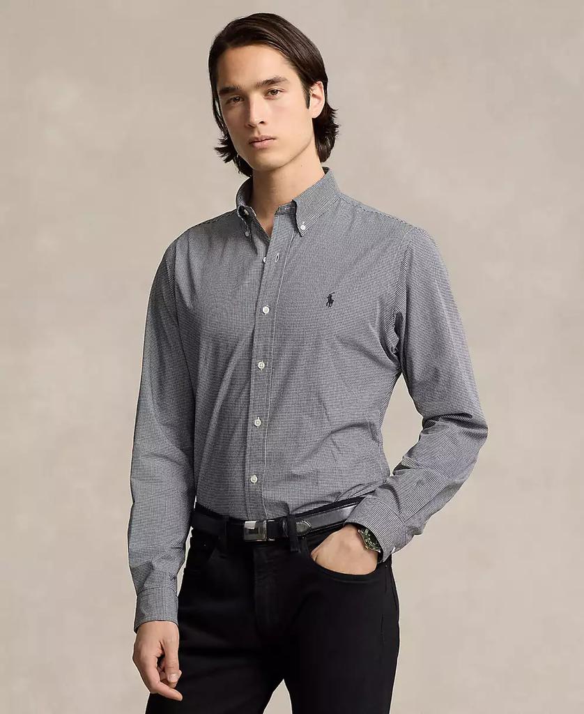Camisa masculina clássica de popelina elástica image 2