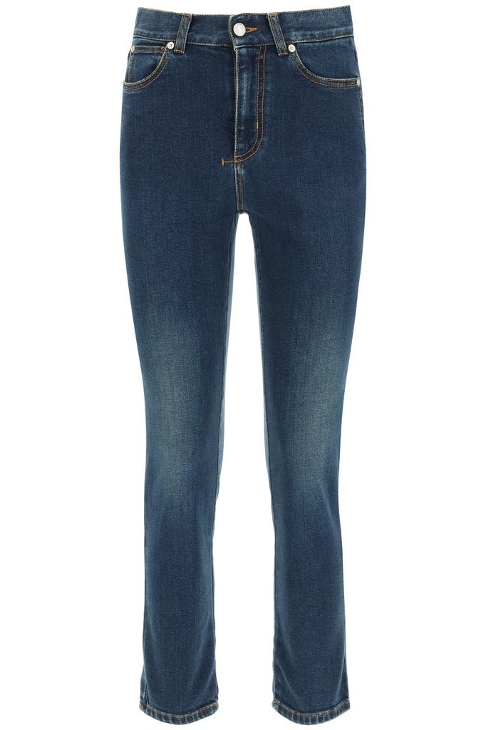 Alexander mcqueen cropped skinny jeans商品第1张图片规格展示
