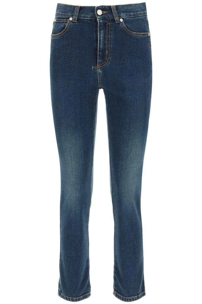 商品Alexander McQueen|Alexander mcqueen cropped skinny jeans,价格¥2332,第1张图片