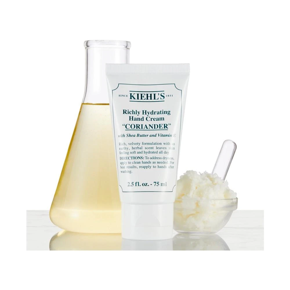商品Kiehl's|Richly Hydrating Hand Cream - Coriander, 2.5-oz.,价格¥119,第4张图片详细描述