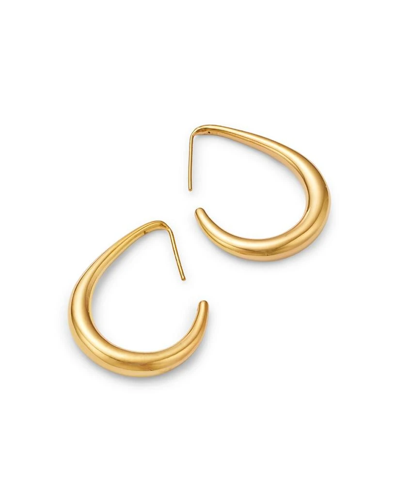 Bloomingdale's Polished Graduated Electroform Medium Hoop Earrings in 14K Yellow Gold 商品