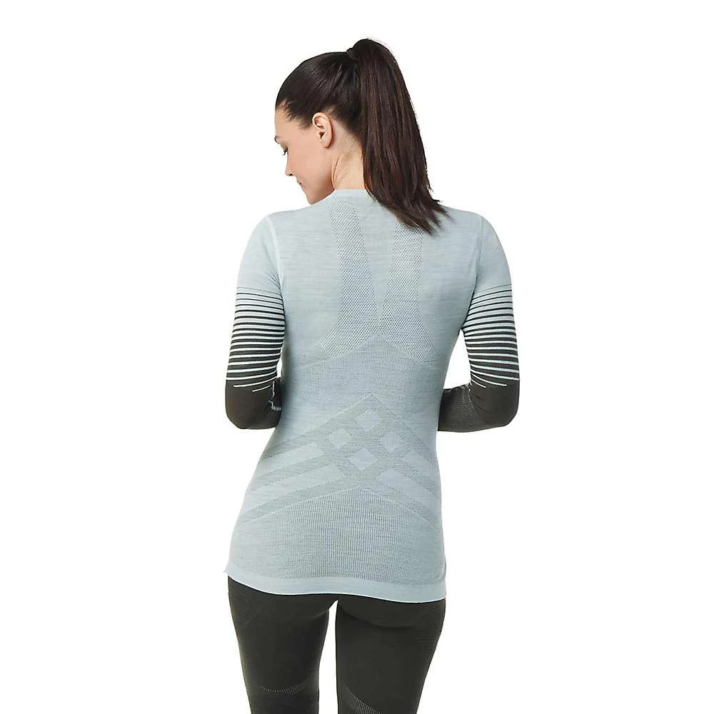 商品SmartWool|Smartwool Women's Intraknit Thermal Merino Base Layer Pattern Crew,价格¥618,第3张图片详细描述