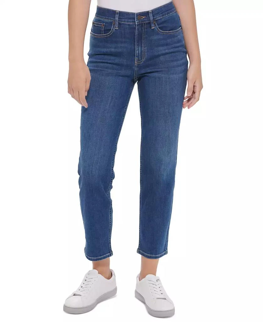 商品Calvin Klein|Hi Rise Slim Whisper Soft  27" Jeans,价格¥164,第1张图片