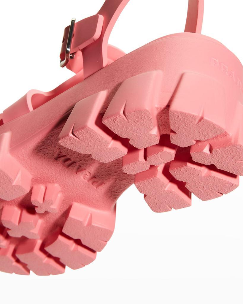 商品Prada|Rubber Logo Chunky-Sole Fisherman Sandals,价格¥6218,第6张图片详细描述