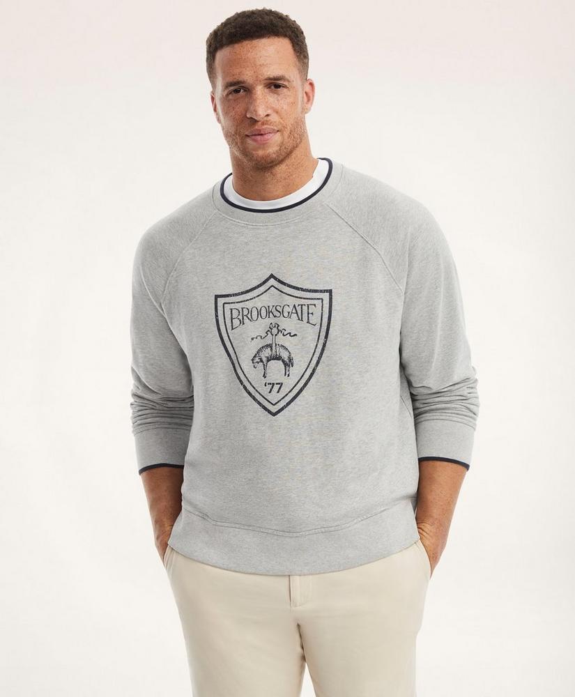 Big & Tall Cotton French Terry Graphic Sweatshirt商品第1张图片规格展示
